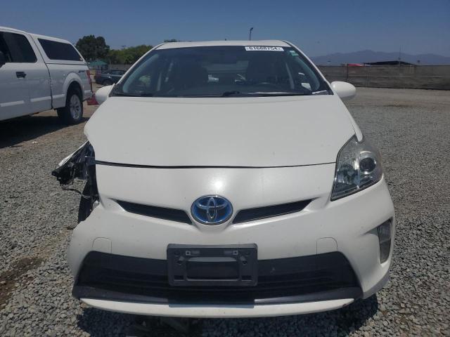 JTDKN3DU5F0464533 - 2015 TOYOTA PRIUS WHITE photo 5