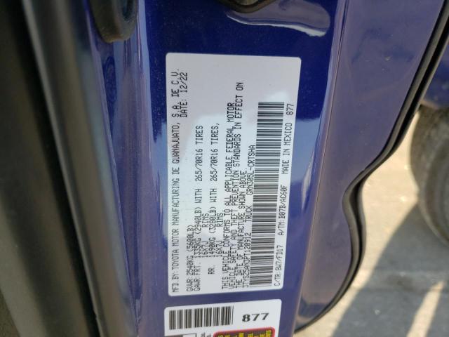 3TYSZ5AN3PT120912 - 2023 TOYOTA TACOMA ACCESS CAB Mavi foto 12