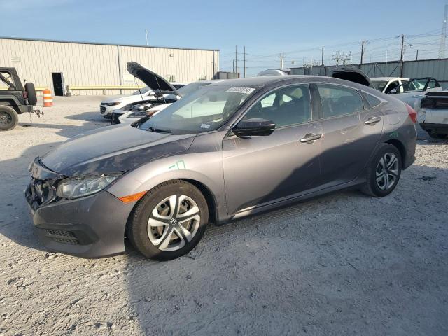 19XFC2F58JE014267 - 2018 HONDA CIVIC LX GRAY photo 1