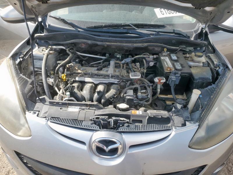 JM1DE1LY9D0166548 - 2013 MAZDA MAZDA2 GRAY photo 11