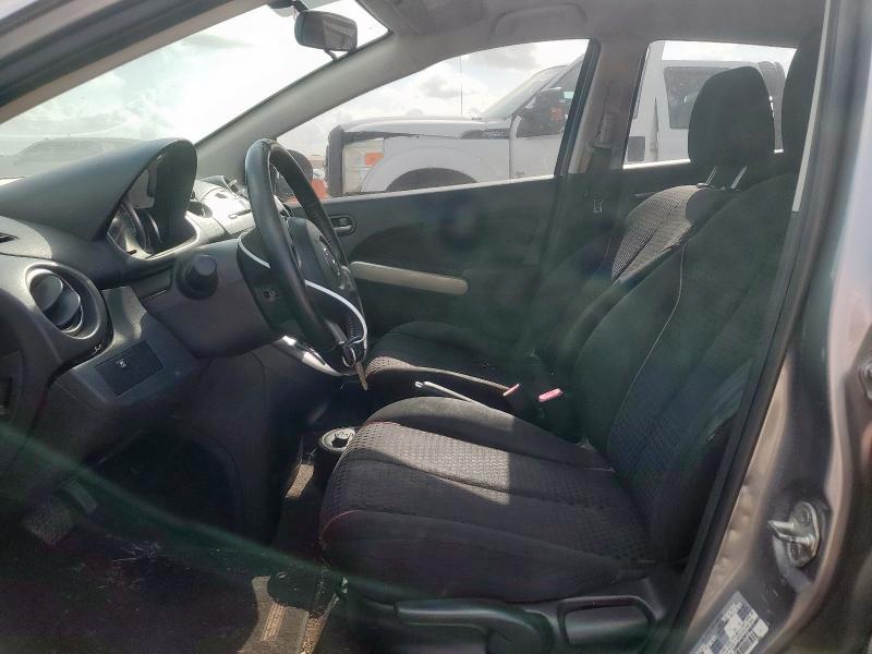 JM1DE1LY9D0166548 - 2013 MAZDA MAZDA2 GRAY photo 7