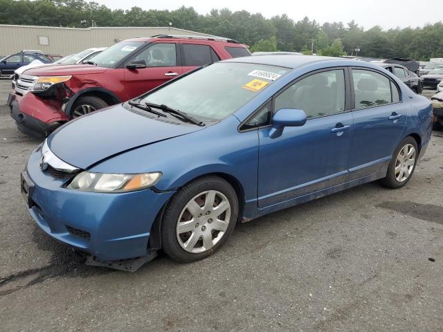 2HGFA1F56AH304416 - 2010 HONDA CIVIC LX BLUE photo 1