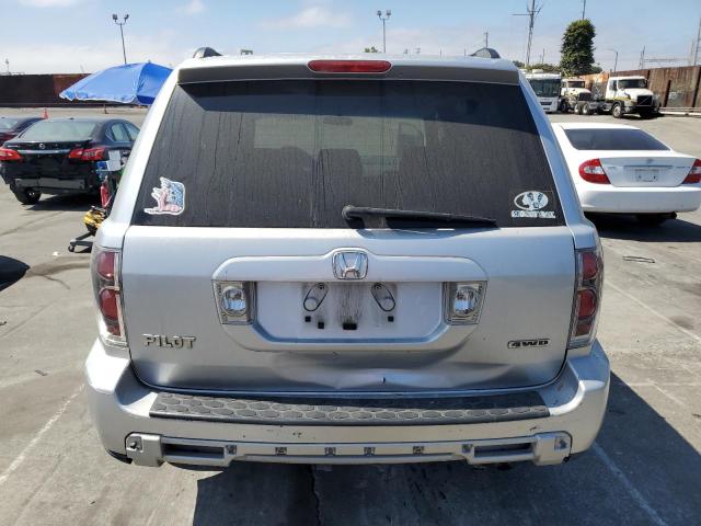 2HKYF18437H538607 - 2007 HONDA PILOT EX SILVER photo 6