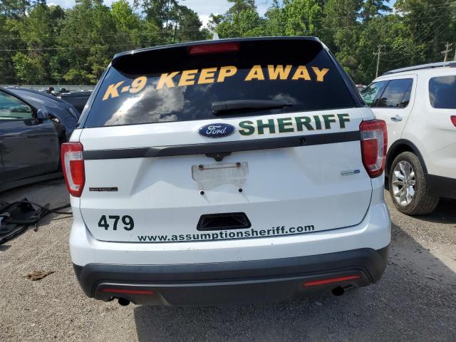 1FM5K8ARXHGB83143 - 2017 FORD EXPLORER POLICE INTERCEPTOR 白色 照片 6