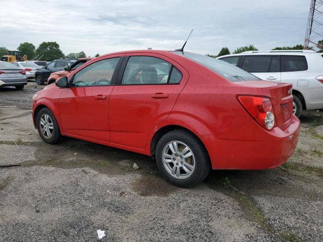 1G1JA5SH2C4161165 - 2012 CHEVROLET SONIC LS RED photo 2
