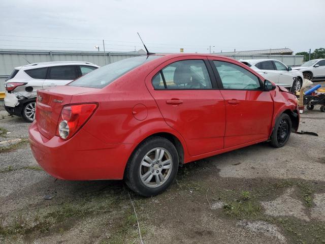 1G1JA5SH2C4161165 - 2012 CHEVROLET SONIC LS RED photo 3