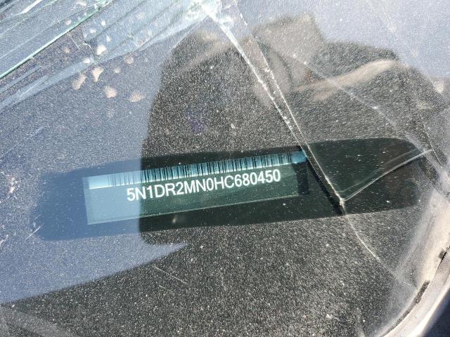 5N1DR2MN0HC680450 - 2017 NISSAN PATHFINDER S Boz foto 12