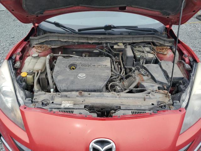 JM1BL1H53A1226213 - 2010 MAZDA 3 S RED photo 11