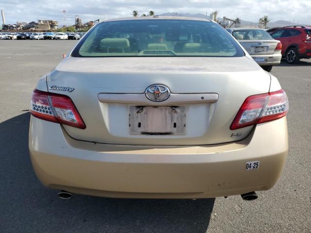 JTNBK3EK1A3049038 - 2010 TOYOTA CAMRY SE ბეჟი ფოტო 6