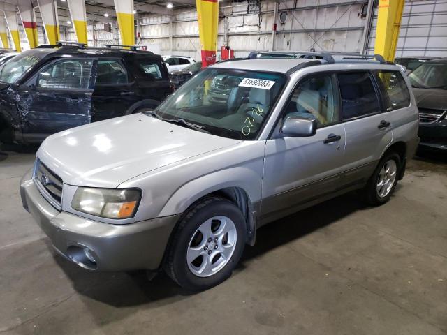 JF1SG65663H730804 - 2003 SUBARU FORESTER 2.5XS SILVER photo 1