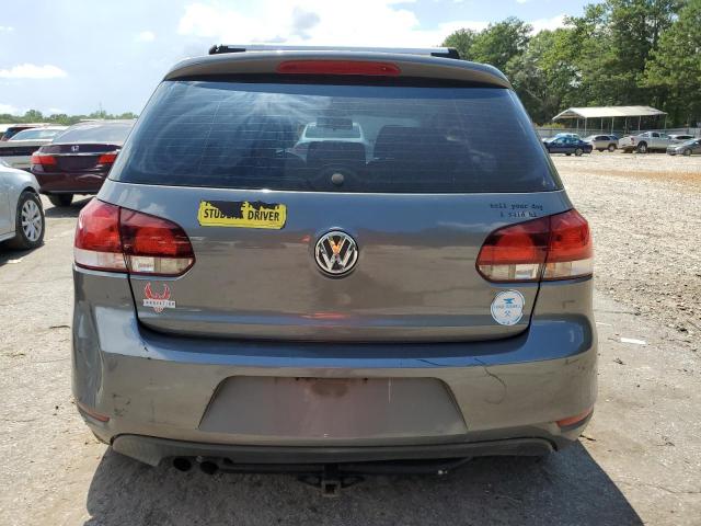 WVWAB7AJXDW031208 - 2013 VOLKSWAGEN GOLF GRAY photo 6