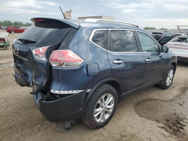 5N1AT2MV9EC779140 - 2014 NISSAN ROGUE S BLUE photo 3