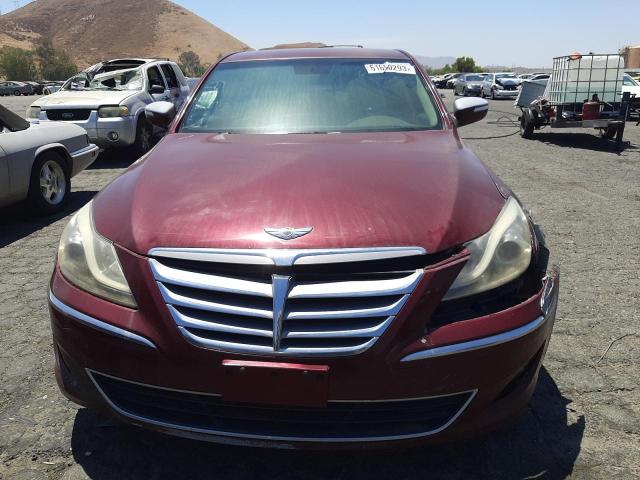 KMHGC4DD2CU179189 - 2012 HYUNDAI GENESIS 3.8L BURGUNDY photo 5