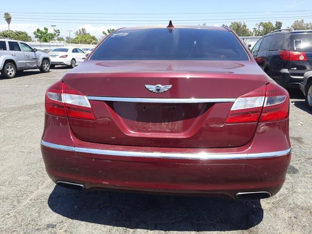 KMHGC4DD2CU179189 - 2012 HYUNDAI GENESIS 3.8L BURGUNDY photo 6