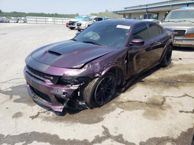 2C3CDXGJ7LH182504 - 2020 DODGE CHARGER SCAT PACK PURPLE photo 1