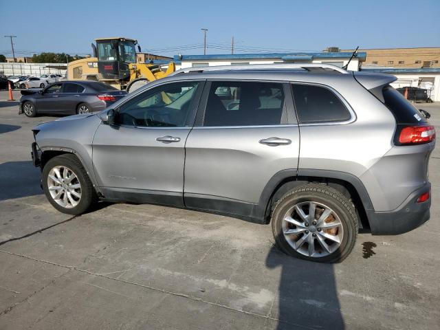 1C4PJLDS4EW318572 - 2014 JEEP CHEROKEE LIMITED SILVER photo 2