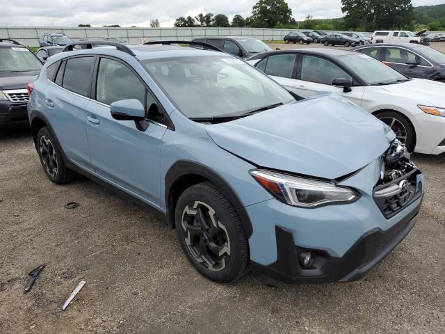 JF2GTHNC7MH303454 - 2021 SUBARU CROSSTREK LIMITED BLUE photo 4