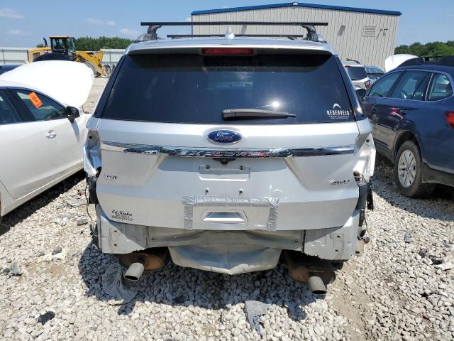 1FM5K8D86HGE10511 - 2017 FORD EXPLORER XLT SILVER photo 6