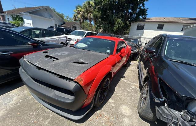 2C3CDZFJ2MH539229 - 2021 DODGE CHALLENGER R/T SCAT PACK ORANGE photo 2