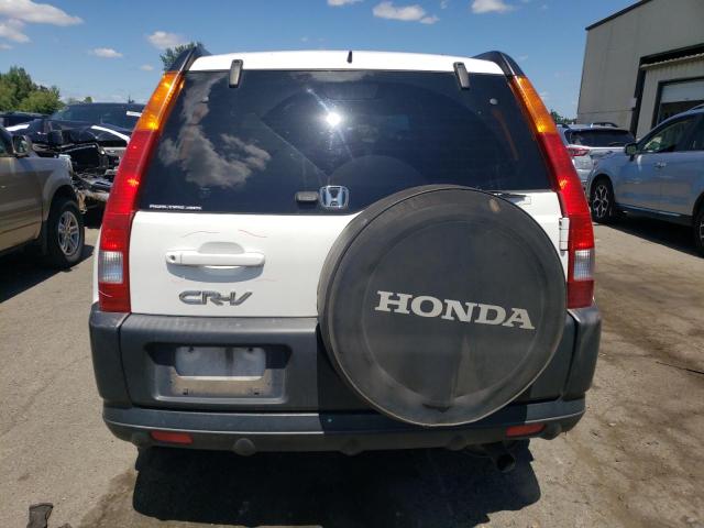 JHLRD78894C011410 - 2004 HONDA CR-V EX WHITE photo 6