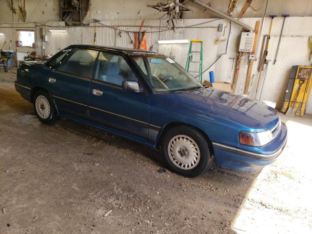 JF2BC63C3MH607494 - 1991 SUBARU LEGACY L BLUE photo 4