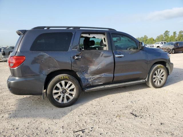 5TDKY5G11FS055866 - 2015 TOYOTA SEQUOIA LIMITED GRAY photo 3
