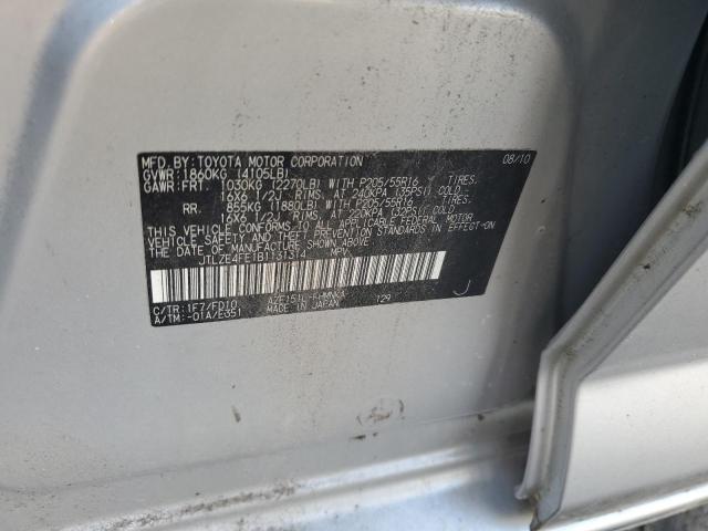 JTLZE4FE1B1131314 - 2011 SCION XB XB 银色 照片 12