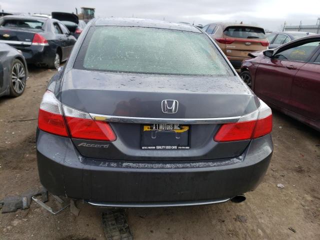 1HGCR2F37EA004193 - 2014 HONDA ACCORD LX GRAY photo 6