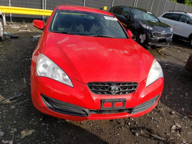 KMHHT6KD4BU059671 - 2011 HYUNDAI GENESIS CO 2.0T RED photo 5