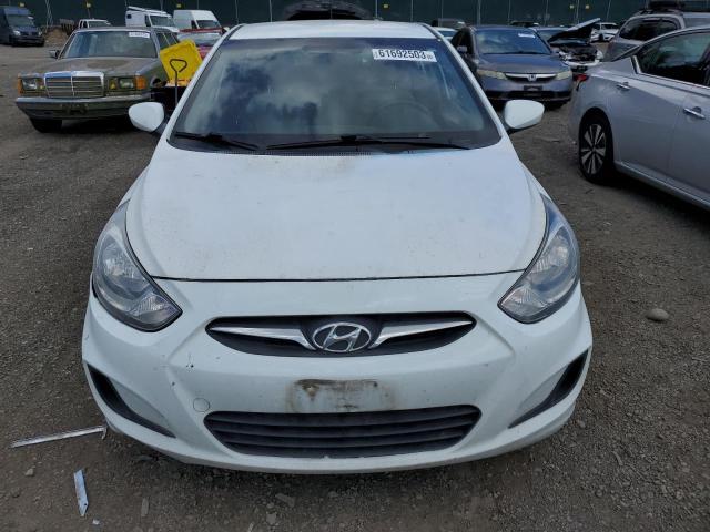 KMHCT5AE4EU188304 - 2014 HYUNDAI ACCENT GLS WHITE photo 5