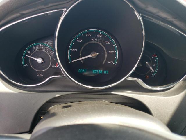 1G1ZE5E78AF228198 - 2010 CHEVROLET MALIBU LTZ შავი ფოტო 9