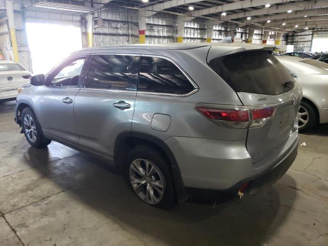 5TDJKRFHXFS155077 - 2015 TOYOTA HIGHLANDER XLE Silber Foto 2