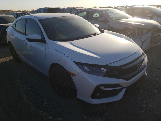 SHHFK7H40MU225559 - 2021 HONDA CIVIC SPORT WHITE photo 1