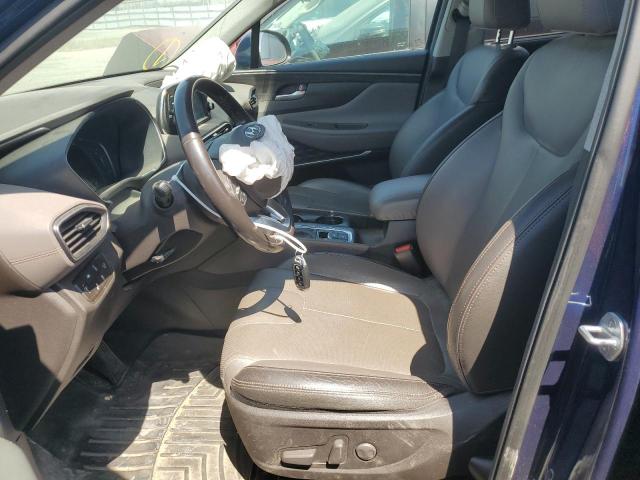 5NMS3CAD8LH282010 - 2020 HYUNDAI SANTA FE SEL Көк фото 7