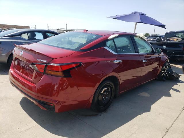 1N4BL4FV0KC112895 - 2019 NISSAN ALTIMA PLATINUM RED photo 3