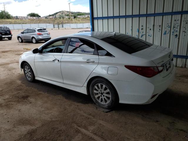 5NPEB4AC5EH870840 - 2014 HYUNDAI SONATA GLS WHITE photo 2