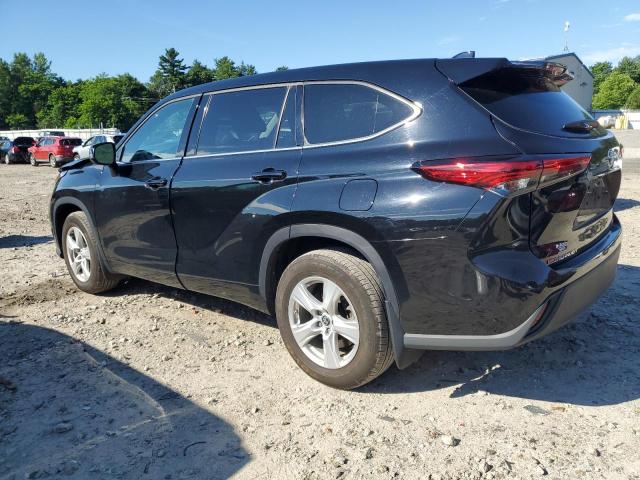 5TDBZRBH1MS160753 - 2021 TOYOTA HIGHLANDER L BLACK photo 2