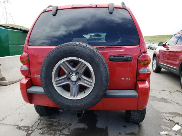 1J4GL58K52W231804 - 2002 JEEP LIBERTY LIMITED RED photo 6