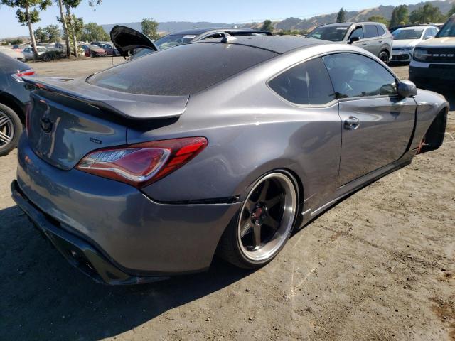 KMHHT6KD5EU119512 - 2014 HYUNDAI GENESIS CO 2.0T GRAY photo 3