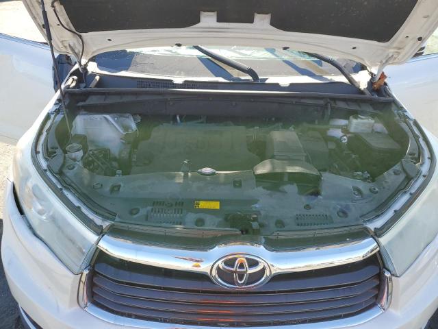 5TDKKRFH4GS180417 - 2016 TOYOTA HIGHLANDER XLE WHITE photo 12