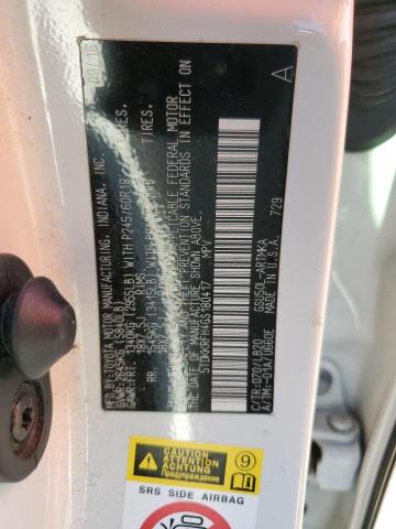 5TDKKRFH4GS180417 - 2016 TOYOTA HIGHLANDER XLE WHITE photo 13