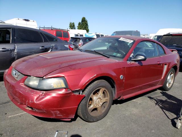 1FAFP40404F119420 - 2004 FORD MUSTANG RED photo 1