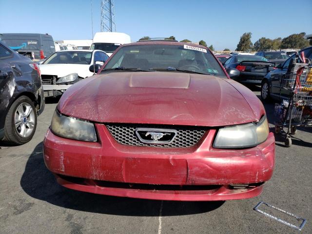 1FAFP40404F119420 - 2004 FORD MUSTANG RED photo 5