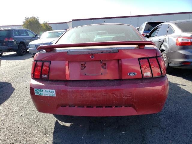 1FAFP40404F119420 - 2004 FORD MUSTANG RED photo 6