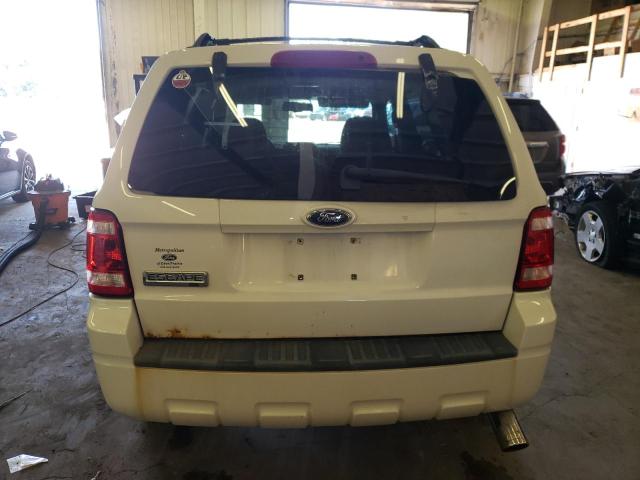 1FMCU03G19KA35962 - 2009 FORD ESCAPE XLT WHITE photo 6