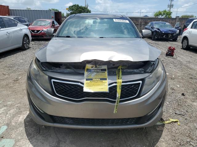 5XXGR4A60DG090639 - 2013 KIA OPTIMA SX SILVER photo 5