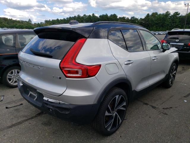 YV4162UMXK2125443 - 2019 VOLVO XC40 T5 R-DESIGN SILVER photo 3