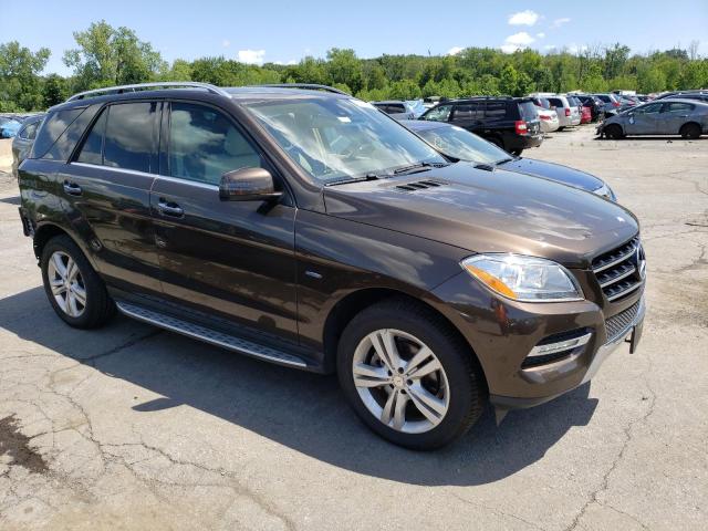4JGDA5HB1CA059778 - 2012 MERCEDES-BENZ ML 350 4MATIC BROWN photo 4