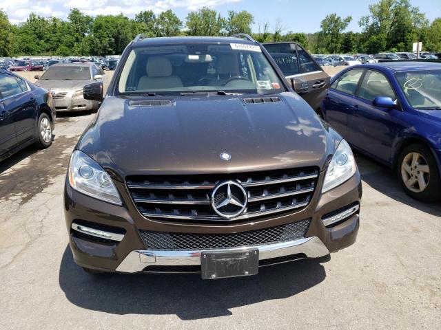 4JGDA5HB1CA059778 - 2012 MERCEDES-BENZ ML 350 4MATIC BROWN photo 5