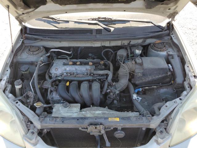 2T1KR32E54C248605 - 2004 TOYOTA COROLLA MA XR SILVER photo 11